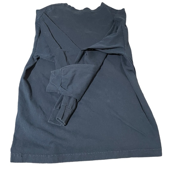 Oilers Hockey Pullover Crew Neck Navy Long Sleeve Mens T Shirt Size XL - Picture 4 of 7